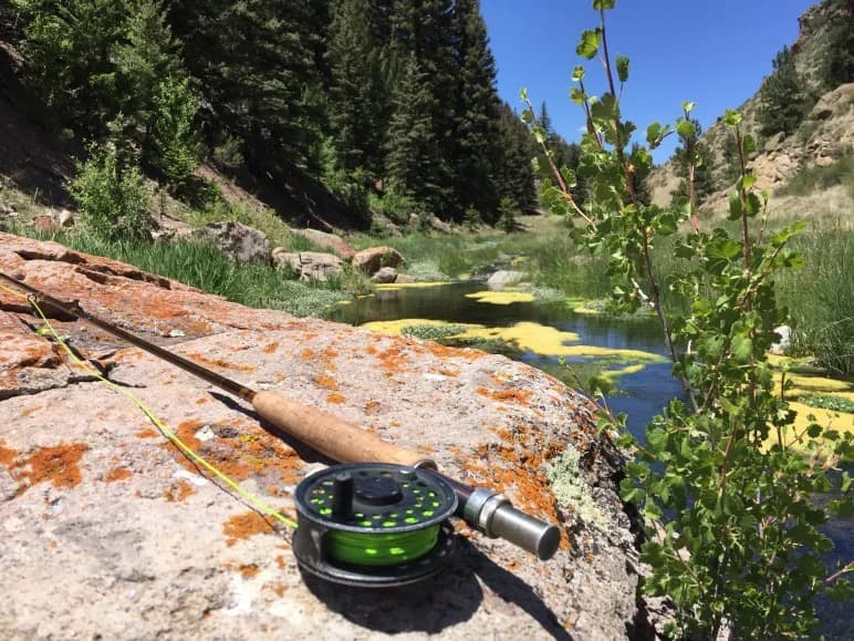 Fly fishing on the Arkansas River