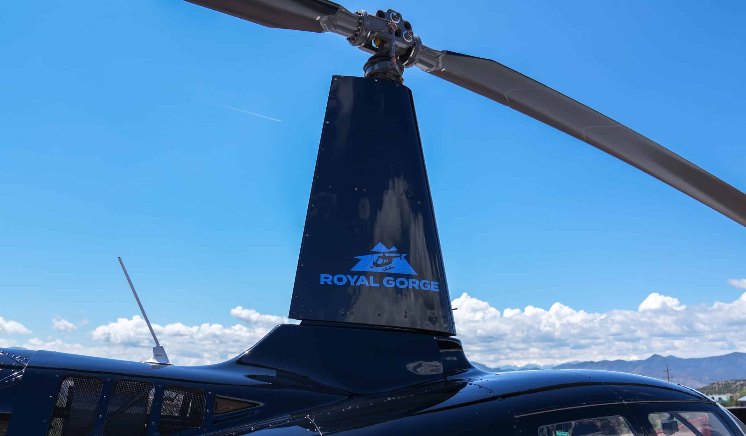 Helicopter tour over Royal Gorge