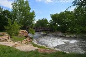 Arkansas Riverwalk paved trail
