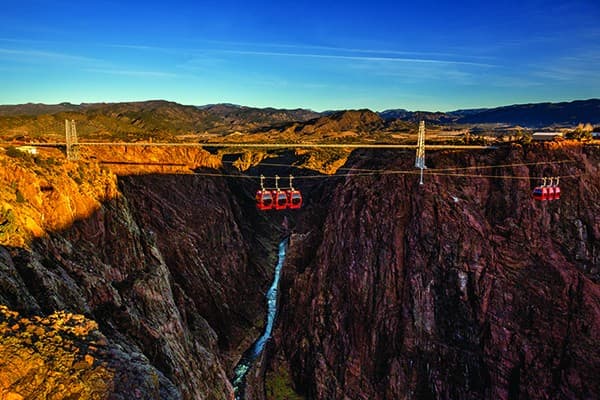 View of Royal Gorge from the overlook trail