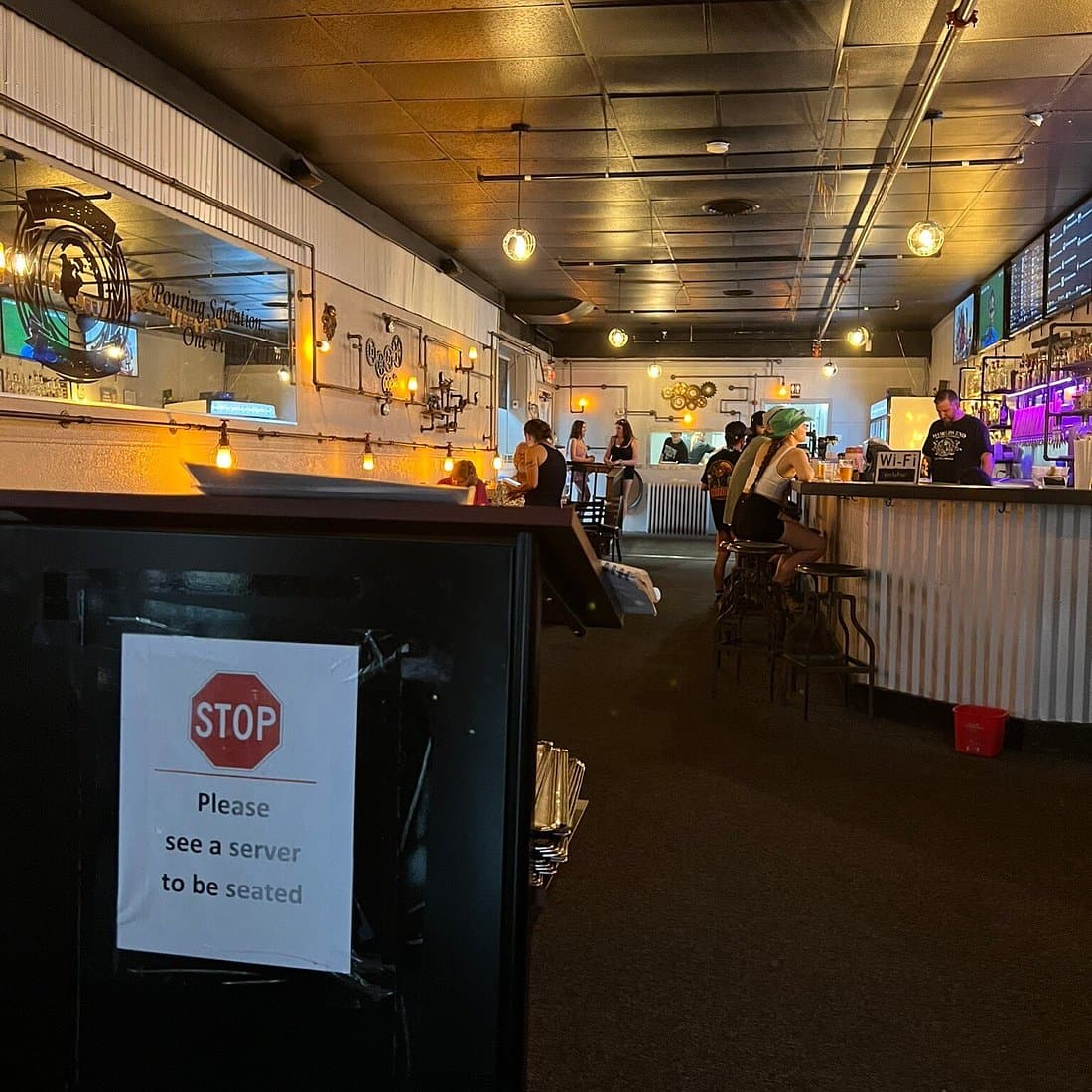 World's End Brewing Company brewpub interior